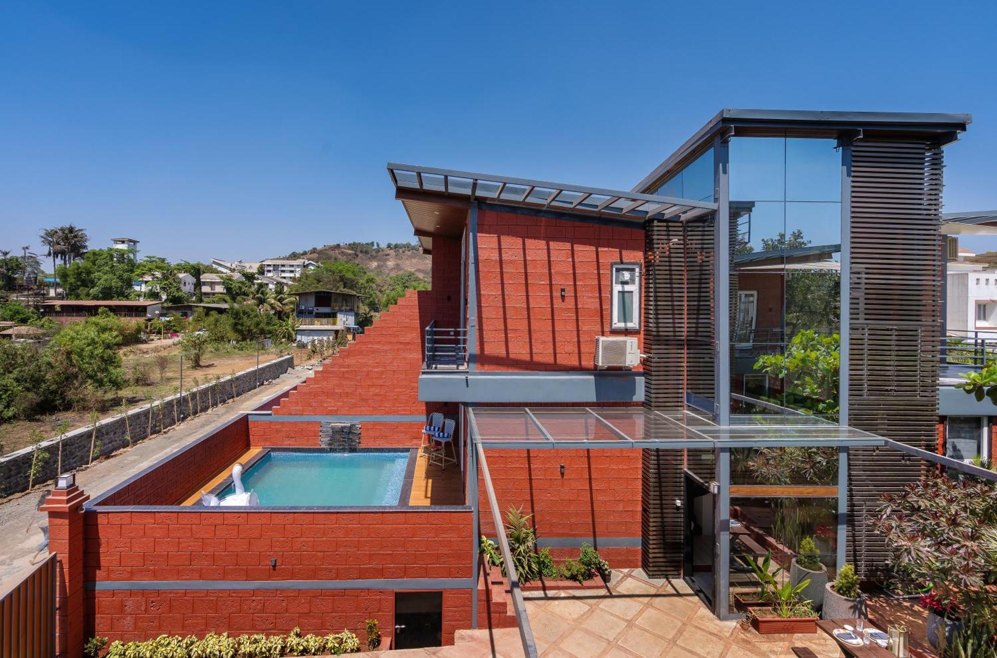 Saffronstays Calvin - 3 Bedroom Pool Villa In โลนาวาลา ภายนอก รูปภาพ